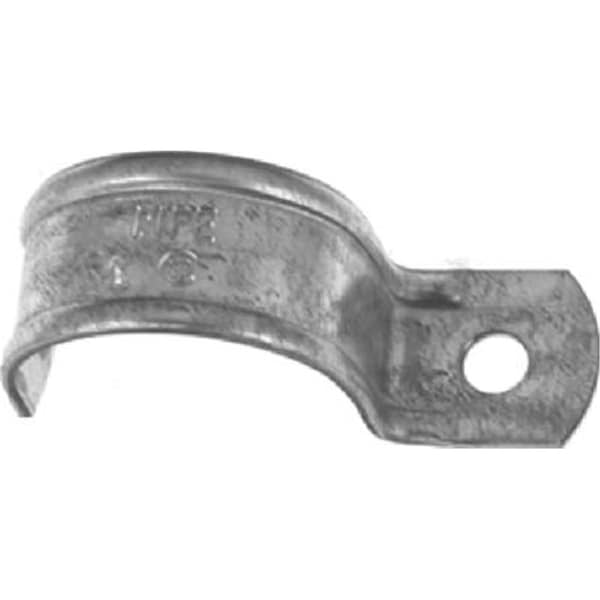 Halex One Hole Strap, Conduit Use, 1-1/2 in, Steel 438804 - main